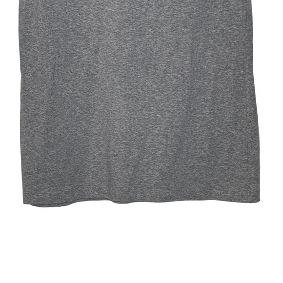 CAbi Lacy Tee Gray Knit Top Muscle Tank Stretch Lace Trim Size Small Women - Picture 5 of 9